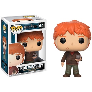 Funko Harry Potter: Ron with Scabbers, 14938, Brown, One Size