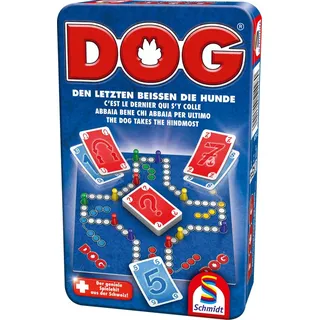 Schmidt Spiele DOG® Bring-Mich-Mit-Spiele in der Metalldose