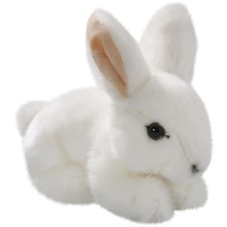 Carl Dick Hase sitzend weiß, Schneehase, Plüschtier, Kuscheltier ca. 17cm 2755003