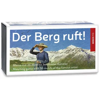 Der Berg ruft! Memo: Gedächtnisspiel mit 36 Motiven berühmter Künstler