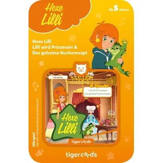 tigermedia tigercard Hexe Lilli Folge Lilli wird Prinzessin Das geheime Kuchenrezept tigerbox Hörbox Geschenkidee Kinder Mädchen Hörspiele Zauberei