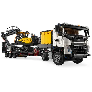 LEGO Technic Volvo FMX LKW mit EC230 Electric Raupenbagger, Bauspielzeug, Fahrzeug-Spielset für Jungen und Mädchen ab 10 Jahren, Baufahrzeuge 42175