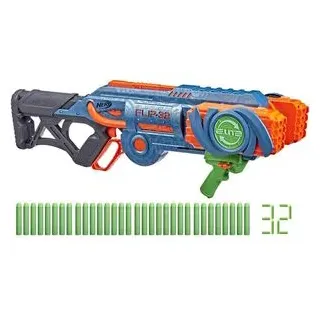 Nerf Blaster Flipshots Flip-32, 2 x 16 Läufe, Doppelschuss, 32 Darts