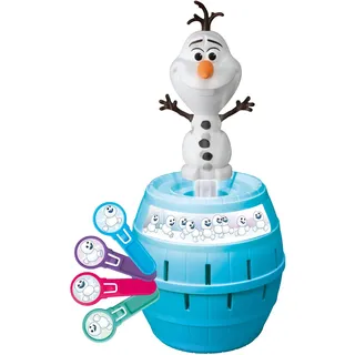 TOMY T73038 Pop Up Olaf Kinder Brettspiel, Familien- und Vorschulkinderspiel, Action-Spiel für Kinder zwischen 4 - 8 Jahren, für Jungen und Mädchen