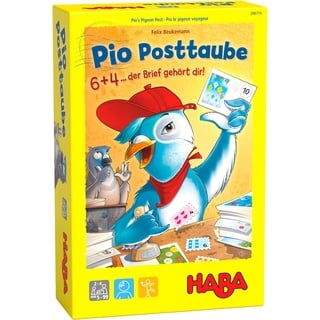 HABA 306710 - Pio Posttaube, Legespiel ab 5 Jahren, Bunt