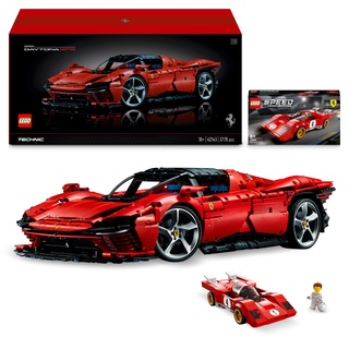 Bundle of Lego 42143 Technic Ferrari Daytona SP3 + LEGO 76906 Speed Champions 1970 Ferrari 512 M Bausatz für Modellauto, Spielzeug-Auto, Rennwagen für Kinder, 2022 Kollektion