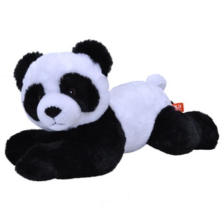 WILD REPUBLIC® Stofftier Panda, ca. B35/H16 cm, Schwarz|Weiß