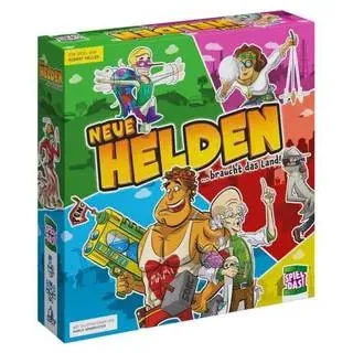 SKE77001 - Neue Helden, Brettspiel, für 2-8 Spieler, ab 8 Jahren (DE-Ausgabe)