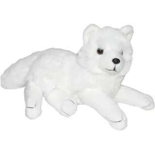 Wild Republic Cuddlekins Eco Mini Polarfuchs, Plüschtier, 20 cm, Plüschspielzeug, Füllung besteht aus recycelten Wasserflaschen, umweltfreundlich