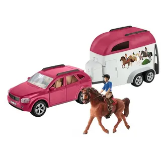 Schleich® Spielfigur Schleich Horse Club SUV mit Anhänger