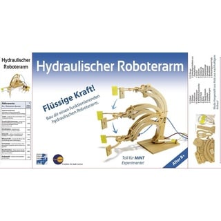 Fun Trading Hydraulischer Roboterarm für Mint Experimente - Bausatz - Holz