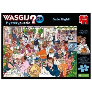 Jumbo 1110100331 - Wasgij Mystery 26, Date Night, Comic-Puzzle, 1000 Teile