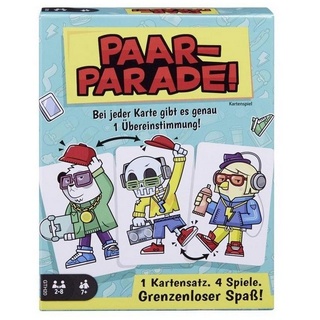 Mattel® Spiel MTLGTH20 - Paar-Parade!, Kartenspiel für 2 bis 8 Spieler..., Familienspiel, Reaktionsspiel bunt