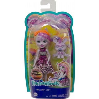 Mattel Enchantimals Zadie Zebra And Animal Friend (FNH22)