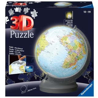 Globe With Light 540p 3D Puzzle