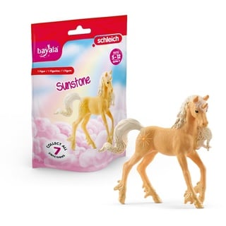 schleich 70776 Sammeleinhorn Sonnenstein (Special), ab 5 Jahren, BAYALA - Spielfigur, 16 x 12 x 3 cm, Gold