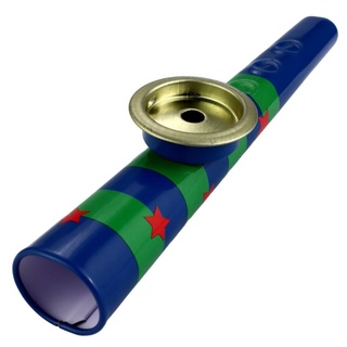 Blechspielzeug - Kazoo aus Metall Musikinstrument grün