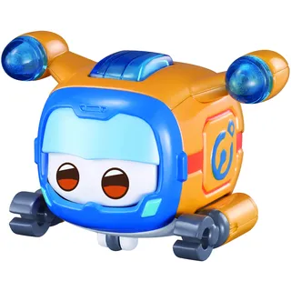 Super Wings Toys for 3 4 5 6 7 8 9 Year Old Boy Girl , Donnie Super Pet w/ Light Facial Expressions Interchanging Gift, Yellow