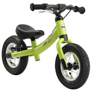 BIKESTAR Kinder Laufrad Lauflernrad Kinderrad für Jungen und Mädchen ab 2-3 Jahre | 10 Zoll Sport Kinderlaufrad | Grün | Risikofrei Testen