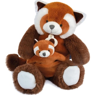Doudou et Compagnie Unicef Mama & Kind Roter Panda 25cm (25 cm)
