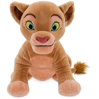 Disney Store Offizielles mittelgroßes Kuscheltier Nala, Der König der Löwen, 32 cm, Klassische Figur als Kuscheltier, kleine Löwin mit Stickereien und weicher Oberfläche