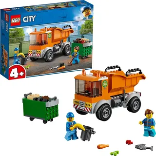 LEGO 60220 City Müllabfuhr, Spielzeugauto für Kinder ab 4 Jahre, Fahrzeug, Müllwagen mit Minifiguren und weiterem Zubehör - Bunt