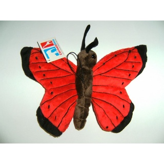 Plüschtier Schmetterling 22 cm, rot, Schmetterlinge Kuscheltiere Stofftiere Falter Tiere