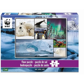Carletto Puzzle Ambassador - Bodenpuzzle Polar 48 Teile, 48 Puzzleteile