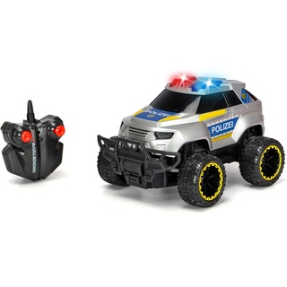 Dickie Toys – RC Polizei Offroader, RC Auto (20 cm) mit 2-Kanal FS Fernsteuerung (2,4 GHz) - ferngesteuertes Auto für Kinder ab 6 Jahre, bis 8 km/h