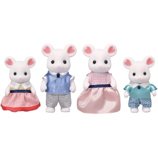 Sylvanian Families 5308 Marshmallow Mäuse Familie - Figuren für Puppenhaus