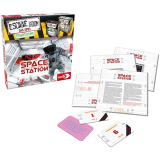 Noris 606101642 - Escape Room Erweiterung Space Station - Familien und Gesellschaftsspiel für Erwachsene - Nur mit dem Chrono Decoder spielbar - ab 16 Jahren