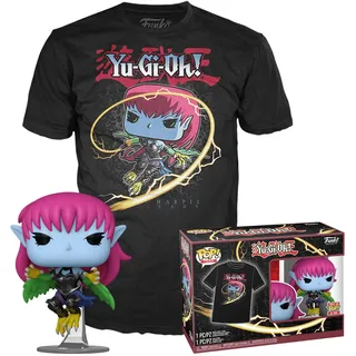 Funko POP! & Tee: YuGiOh - Harpie Lady - Schwarz - M - Yu-Gi-Oh! - T-Shirt - Kleidung mit Vinyl-Sammelfigur - Geschenkidee - Spielzeug und Kurzärmeliges Top Für Erwachsene Männer und Frauen