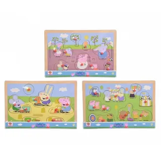 Eichhorn - Peppa Pig, Steckpuzzle, 3-sort.