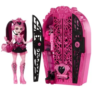 Mattel® Anziehpuppe Monster High Skulltimate Secrets Mysteries Draculaura Doll rot|schwarz