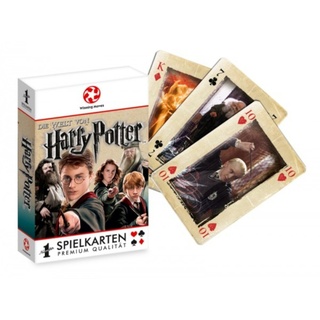 Winning Moves Spiel, Playing Cards: Harry Potter - Premium Qualität