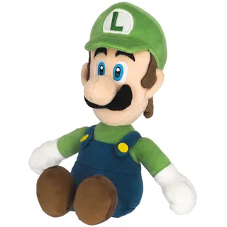 Sanei Super Mario AC02 All Star Collection Luigi Plüsch, 25,4 cm, klein