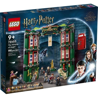 LEGO® Konstruktionsspielsteine LEGO® Harry PotterTM 76403 Zaubereiministerium, (990 St)