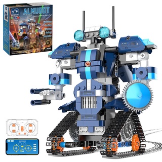 Roboter Bausatz Programmierbarer and Ferngesteuerter 405 Teile per APP und Fernbedienung Technik Spielzeug Geschenk ab 8 Jahren für Jungen