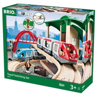 BRIO® Spielzeugeisenbahn-Set World Eisenbahn Set Großes Bahn Reisezug Set 42 Teile 33512