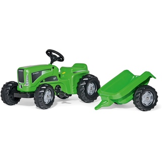 Rolly Toys Futura Trettraktor mit Anhänger (Traktor mit Heckkupplung, Drehschemellenkung, Alter ab 2,5 - 5 Jahre, Kinderfahrzeug)
