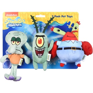 SpongeBob SquarePants for Pets Nickelodeon Spongebob Squarepants Patrick Figure Plush Dog Toy, 6 inch (FF16162)