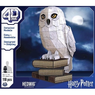 Spin Master - Wizarding World - 4D Build - Harry Potter - Eule Hedwig, 118 Teile