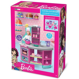 Grandi Giochi Barbie GG00525, Neue Küche 106 cm, Mehrfarbig