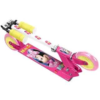 Alu Aluminium Scooter Kinder Cityroller Roller Kinderscooter Tretroller Kindertretroller Kinderroller Klappbar Disney Minnie Mouse Maus J100072 - Rosa