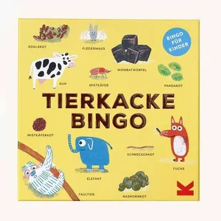 Tierkacke-Bingo (Kinderspiele) Bingo für Kinder, Spieleranzahl: ab 1, Spieldauer (Min.): beliebig, Kinderspiel