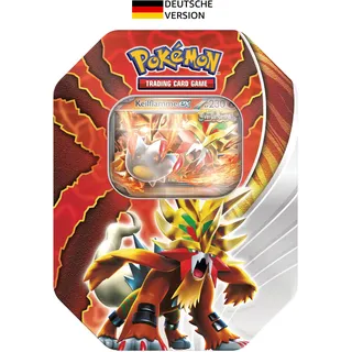 Pokémon-Sammelkartenspiel: Tin-Box Paradox-Schicksale: Keilflamme-ex (1 holografische Promokarte & 4 Boosterpacks)