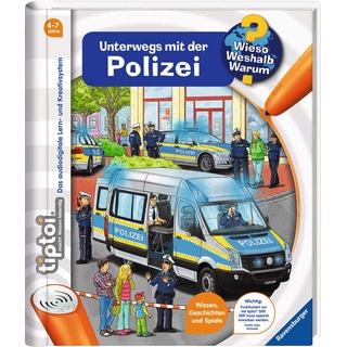 Ravensburger tiptoi Wieso? Weshalb? Warum? Unterwegs mit der Polizei Lernbuch