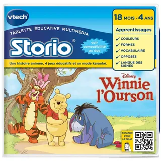 VTech 233105 Disney Storio Winnie Spiel, Schwarz