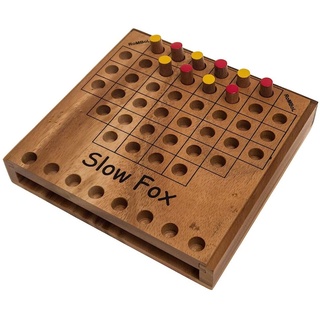 Slow Fox (Hartmut Kommerell, Deutschland, 2014) Holzspiel, Taktikspiel und Strategiespiel für 2 Personen
