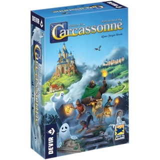 Devir - Carcassone: Nebel Erweiterung in Carcassonne, Brettspiel, Strategie-Brettspiel, Brettspiel 8 Jahre (BGCARNIEPS)